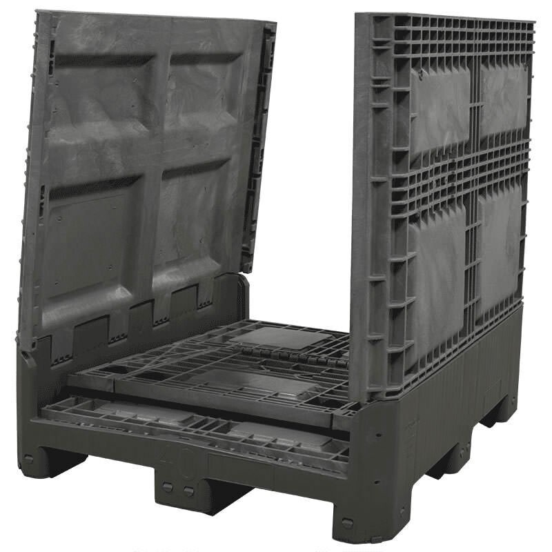 40x48x46 Collapsible Bulk Container | DuraGreen® Medium-Duty Storage - Image 4