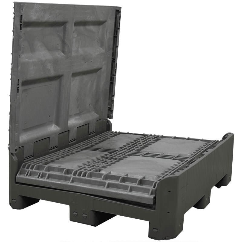 40x48x46 Collapsible Bulk Container | DuraGreen® Medium-Duty Storage - Image 5