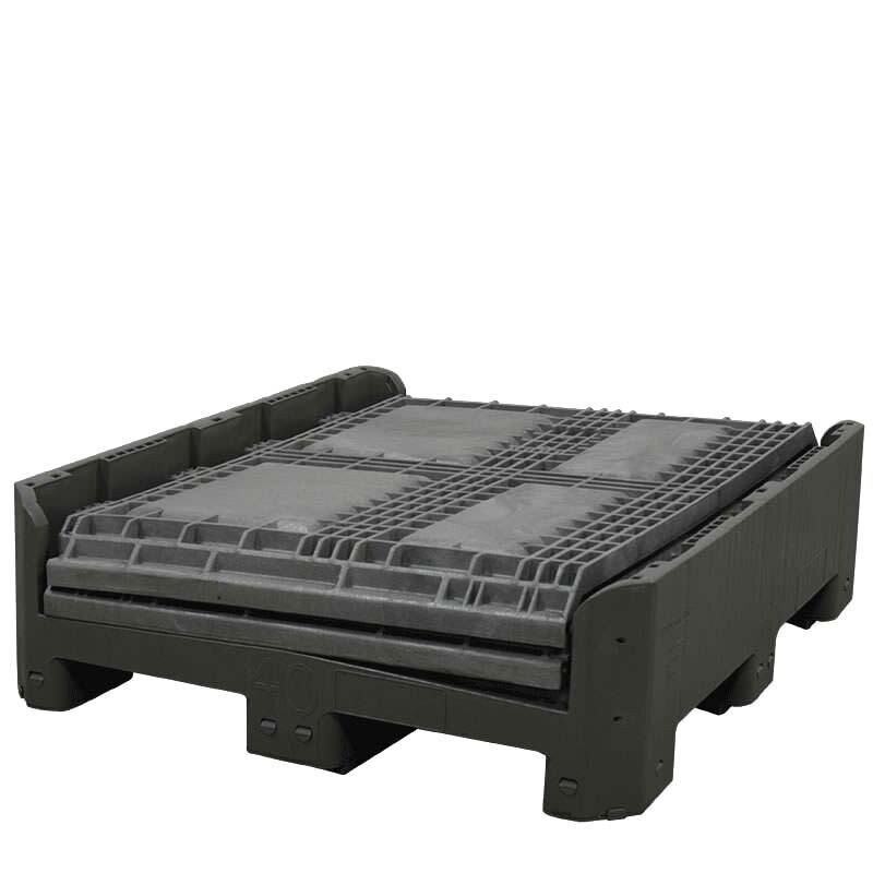 40x48x46 Collapsible Bulk Container | DuraGreen® Medium-Duty Storage - Image 6