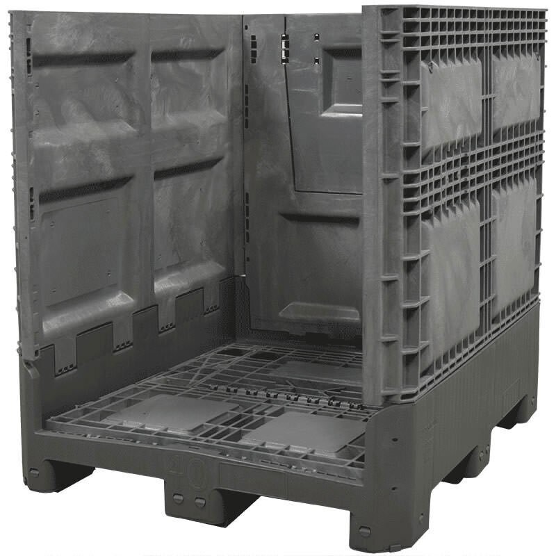 40x48x46 Collapsible Bulk Container | DuraGreen® Medium-Duty Storage - Image 3