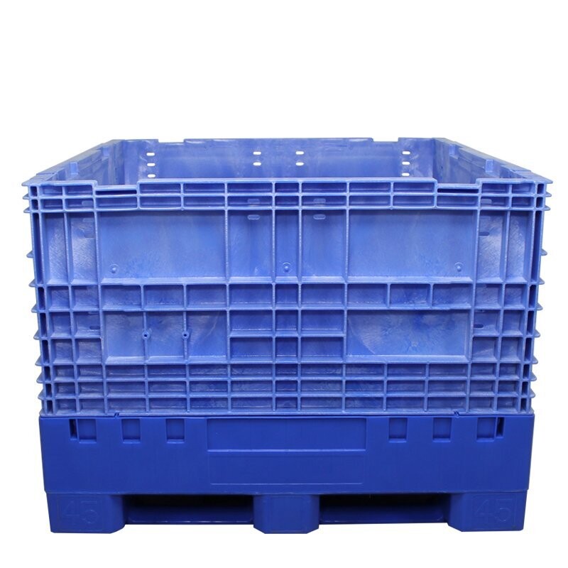 DuraGreen® Blue Collapsible Bulk Container | 45 x 48 x 34 | BCE - Image 10