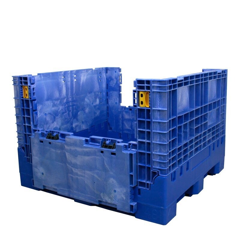 DuraGreen® Blue Collapsible Bulk Container | 45 x 48 x 34 | BCE - Image 3