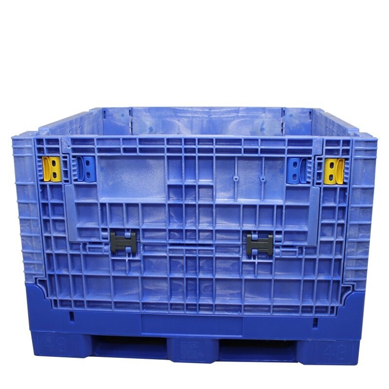 DuraGreen® Blue Collapsible Bulk Container | 45 x 48 x 34 | BCE - Image 9