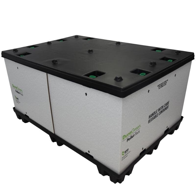 70x48x34 Pallet Pack Container | DuraGreen