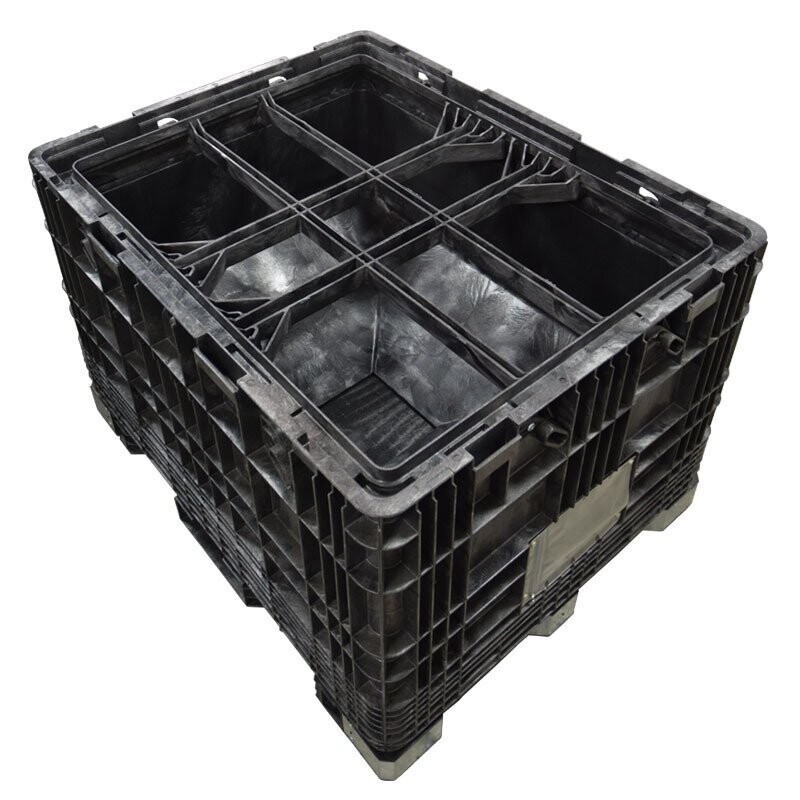DuraGreen® Hopper Bottom Bulk Container | 57 x 45 x 65 | BCE - Image 8