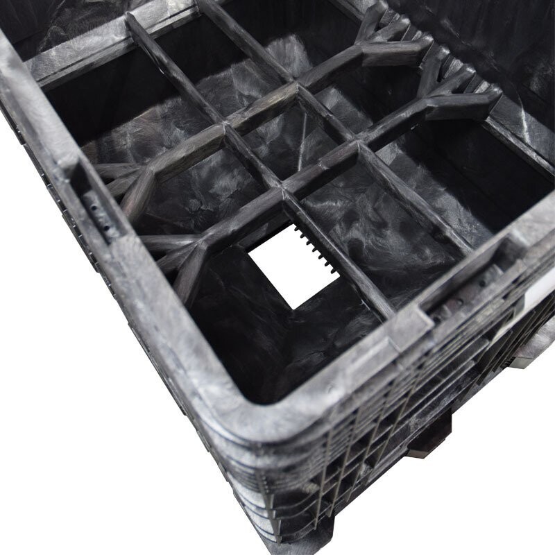DuraGreen® Hopper Bottom Bulk Container | 57 x 45 x 65 | BCE - Image 6