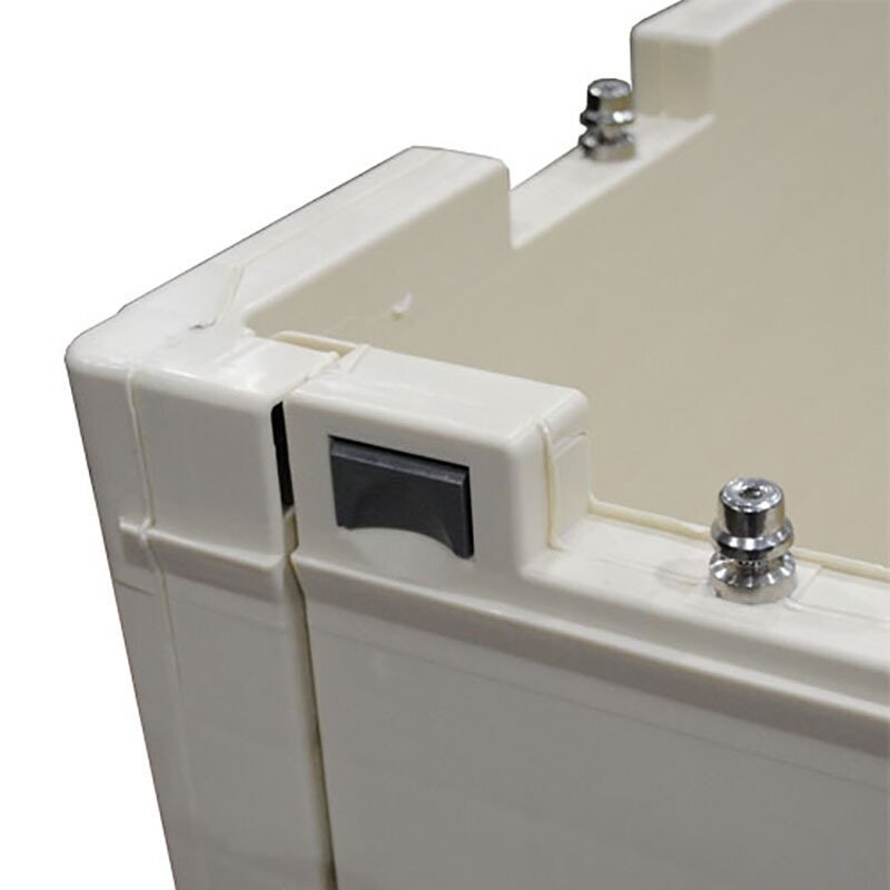 DuraGreen® 45 x 48 x 48 Bottom Discharge Collapsible IBC Tote - Image 9