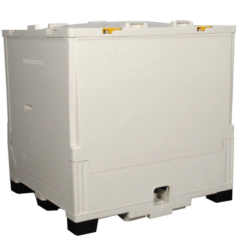 DuraGreen® 45 x 48 x 48 Bottom Discharge Collapsible IBC Tote